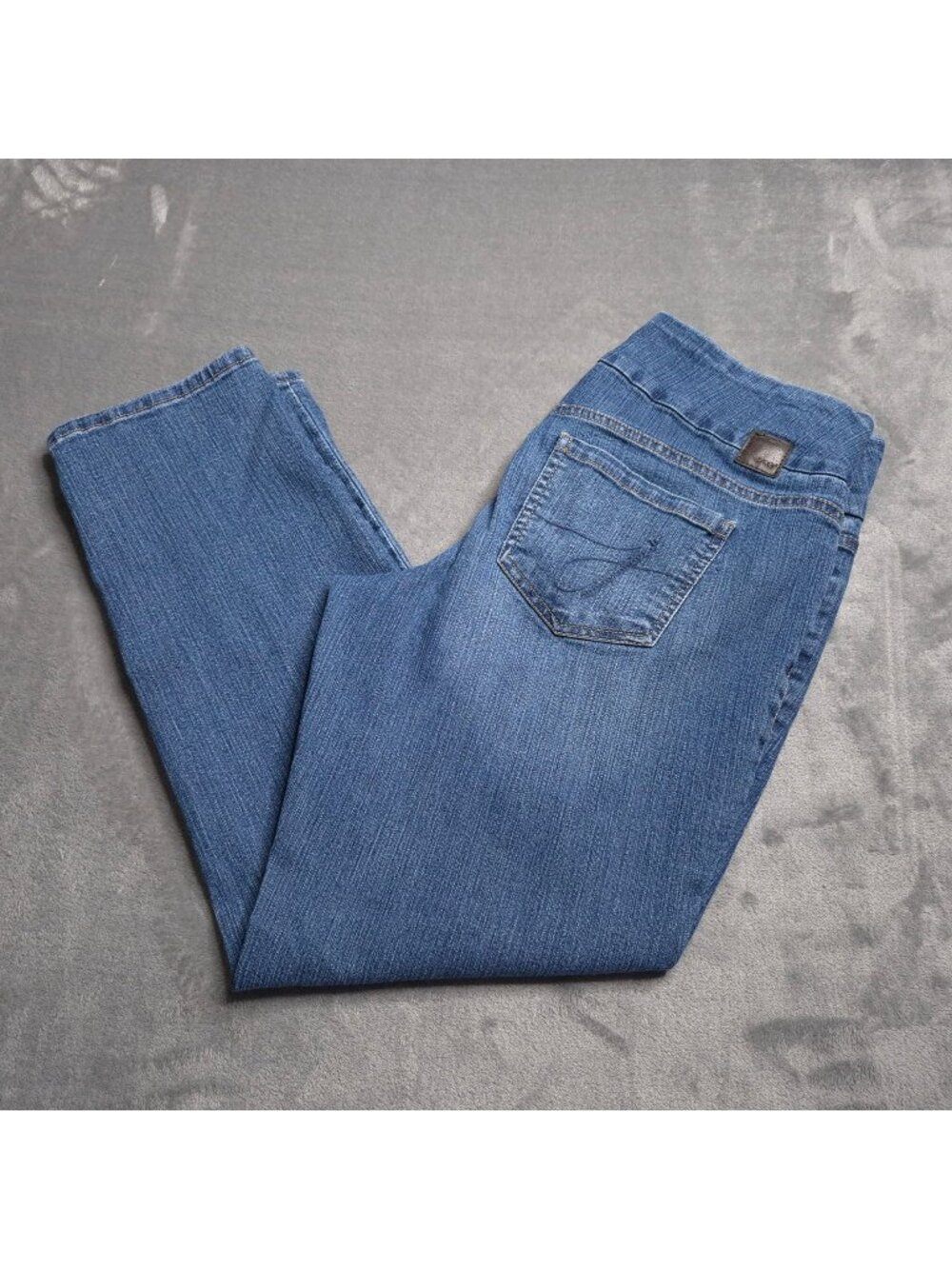 Jag Jeans Slim Ankle Pull On Jeans 10 High Rise Stretch Casual Altered